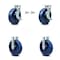 Service Caster 8 Inch Solid Polyurethane Caster Set with 2 Brakes/Swivel Lock 2 Rigid SCC SCC-30CS820-SPUB-TLB-BSL-2-R-2 - alternate 1